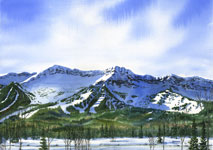 Fernie Ski Hill 49 KendraArt