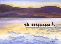 Dragonboating Okanagan Lake